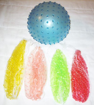 KNOBBY12 - 12" Colorful Knobby Balls (12pcs @ $1.25/pc)