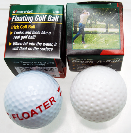GOLFFLOAT - Novelty Trick Floatng Golf Balls in Box (12pcs @ $0.75/pc)