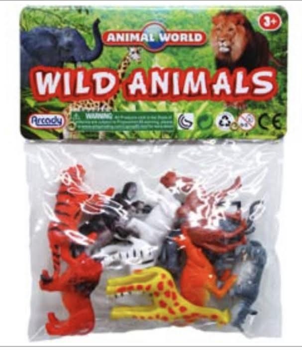 ARB11810 - 2" Plastic Wild Animals Bulk (360pcs @ $0.18/pc)