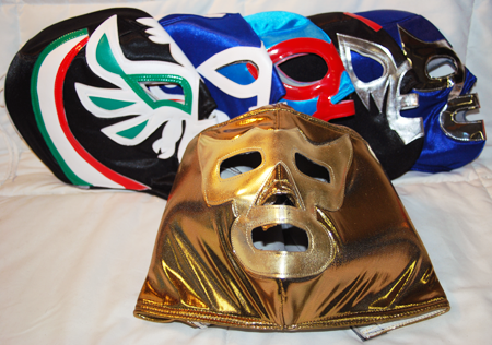 LUCHA3 - Lucha Libre Handmade 13" Adult Wrestling Masks (each @ $3.25)