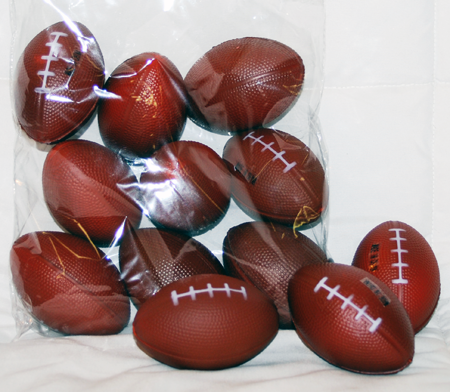 CAND122 - 3" Soft Football Toy (12 pcs @ $0.45/pc)