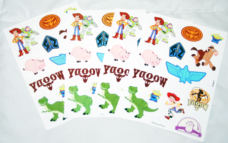 CAND114 - 6" Toy Story Tattoo Sheets (48 shts @ $0.08/sheet)