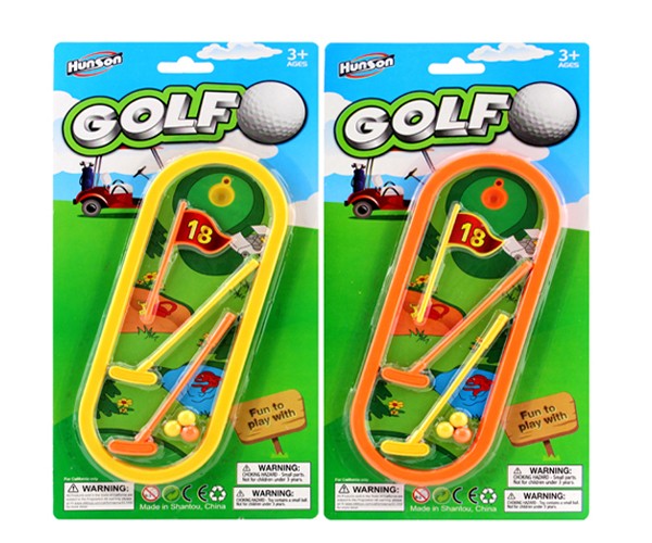 KK42413 - Mini Golf Play Set on Card (36pcs @ 1.69/pc)