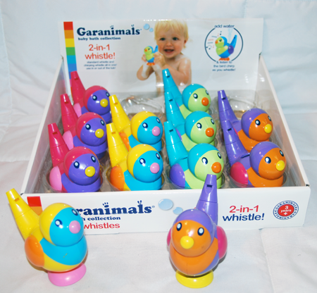 BR134 - 3.5" Garanimals Baby Water Whistle (12 pcs @ $1.15/pc)