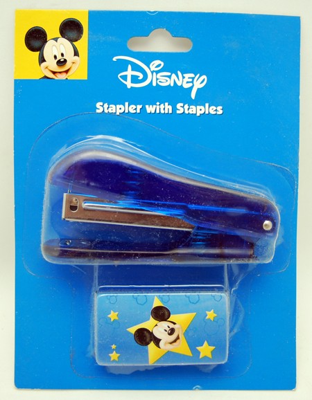 MMSTAPLE - Mickey & Minnie Staplers on Blister Card (12pcs @ $1.25/pc)