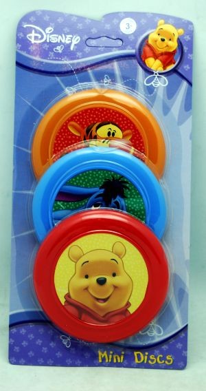 WPMD - Pooh Mini Frisby Disc on Blister Card (36pcs @ $0.35/pc)
