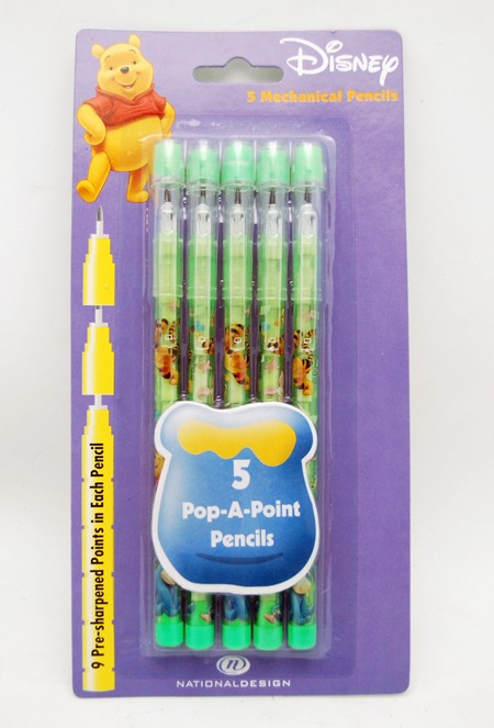 WPPP - Winnie the Pooh Push Pencils (60/pcs @ $$0.19/pc)