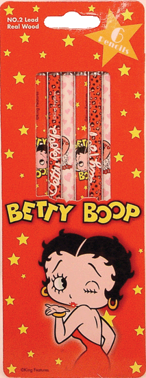 BB6P - Betty Boop Pencils (72pcs @ $0.18/pc)