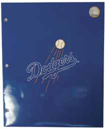 PORT16 - LA Dodgers Folders (12pc @ $.75/pc)