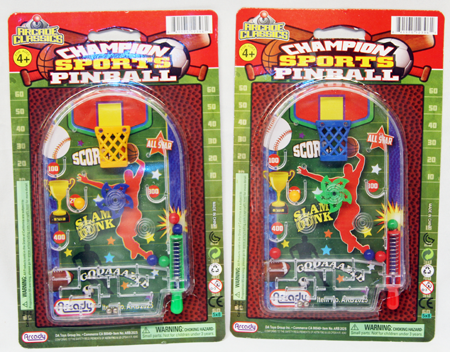 ARB2002 - 8" Sports Themed Pinball Game (36pcs @ $1.69/pc)...