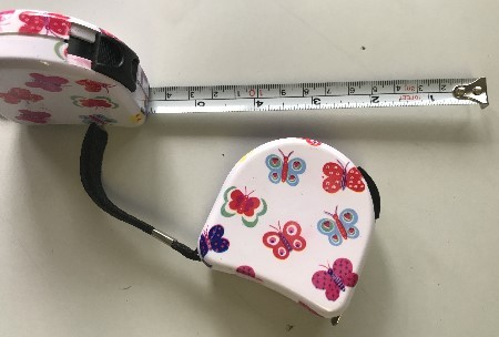 LMM16 - 2.5" Quality Butterfly Tape Measure (48pcs @ $0.75/pc)
