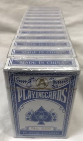 CZPLAYC - 3.5" Plastic Coated Playing Cards (12pks @ $0.69/pk)