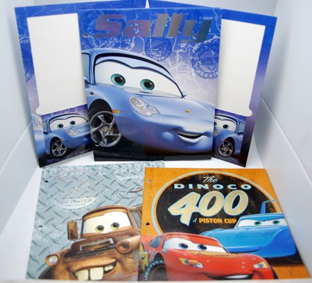 PORT25 - Disney Cars Portfolio Folders (12pcs @ $0.75/pc)