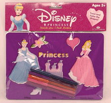 PRST - Princess Stencils w/5 Markers (12pcs @ $1.40/pc)