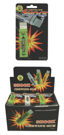 CZSHOCK - Shocking Chewing Gum in Display (24pcs @ $1.50/pc)..