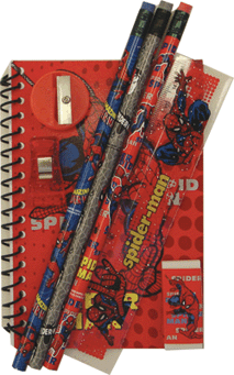 SP20 - Spiderman 8pc Stationary Set (12pc @ $1.00/pc)