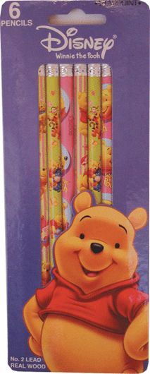 W6P - Winnie The Pooh Bulk Pencils (72pcs @ $0.18/pc)