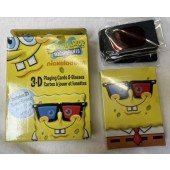 CZSBPF - 5" Spongebob Playing Cards & 3D Glasses Activity Set (8pcs @ $1.25/pc)