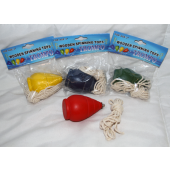 BR447 - 3" Wooden Spinning Top with String (12 pcs @ $1.00/pc)