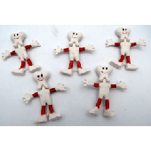 TOOTH4 - 2.75" Bendy Tooth Man (12pc @ $0.25/pc)