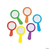 FEMAG - 3" Colorful PLastic Magnifying Glass (144pcs @ $0.12/pc)