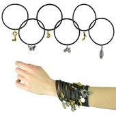A1CHARB - Charmettes Bracelets w Metal Charms (100pcs @ $0.18/pc)
