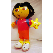 DORAINFLATE - Dora 24" Inflatable Character (12pcs @ $3.00/pc)