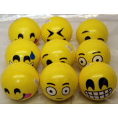 CZBR460 - 3" Emoji Soft Foam Expression Balls (12 pcs @ $1.00/pc)
