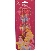 P6P - Princess 6pk Wood Pencil (72pcs @ $0.18/pc)
