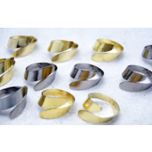 RINGMET6 - 1" Twist Metal Rings (144pcs @ $0.03/pc