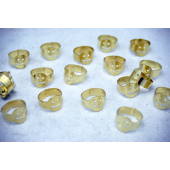 SMILER - 1" Metal Smile Ring (144pcs @ $0.03/pc)