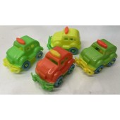 CZQ13 - 2" Colorful Plastic Toy Trucks (72pcs @ $0.19/pc)