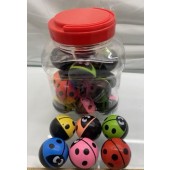 50mm Lady Bug Bouncy Balls (24pcs @ $0.59/pc)