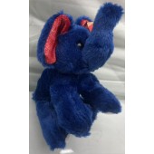 CZPLELE - 9" Ultra Soft Plush Blue Elephant Beanie Doll (12pcs @ $2.25/pc)
