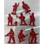 KI20 - 2.5" Chunky Quality Red Fireman Figures (360pcs @ $0.08/PC)